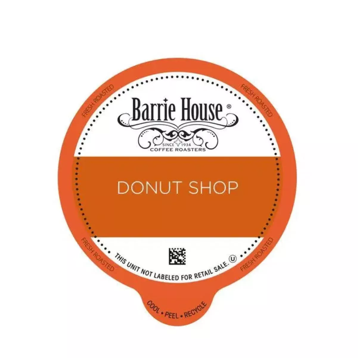 Barrie House Donut Shop Blend Single-Serve Coffee Pods (Case of 96)