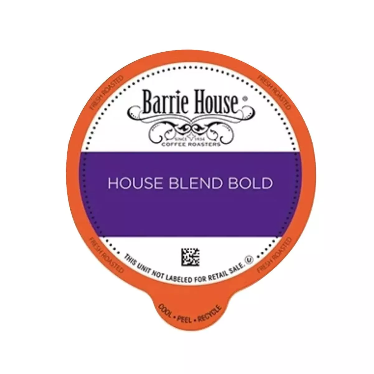 Barrie House House Blend Bold Single-Serve Coffee Pods (Box of 24)