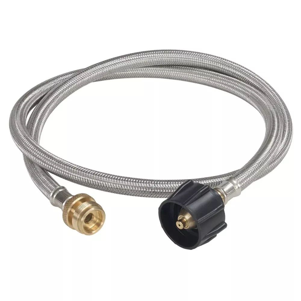 Bayou Classic 4-ft Stainless Braided LPG Adapter Hose