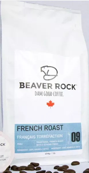 Beaver Rock Beans French Roast whole bean 12oz