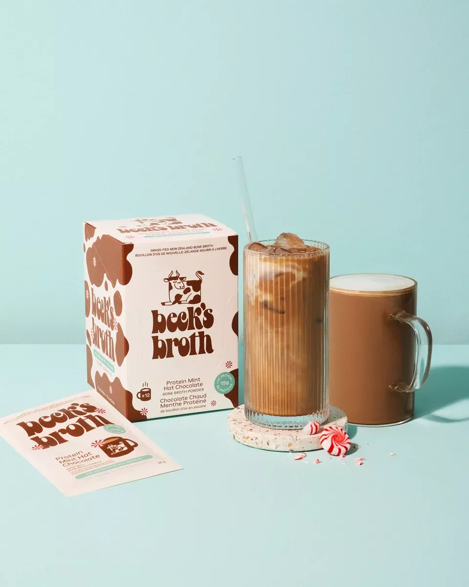 Beck's Broth - Bone Broth Mint Hot Chocolate 35g Pack