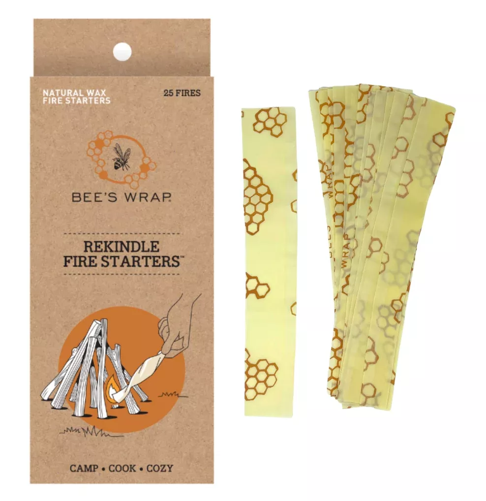 Beeswax ReKindle Fire Starters