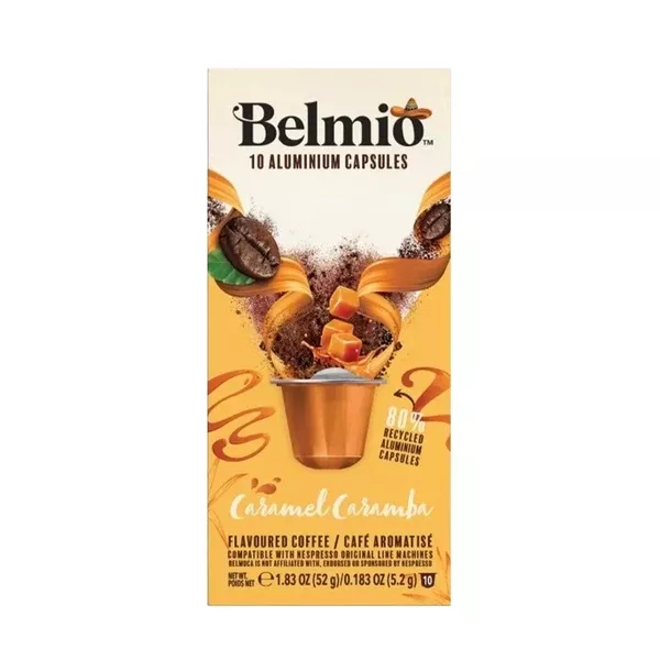 Belmio Caramel Nespresso Compatible Capsules, 10 PackALUMINUM