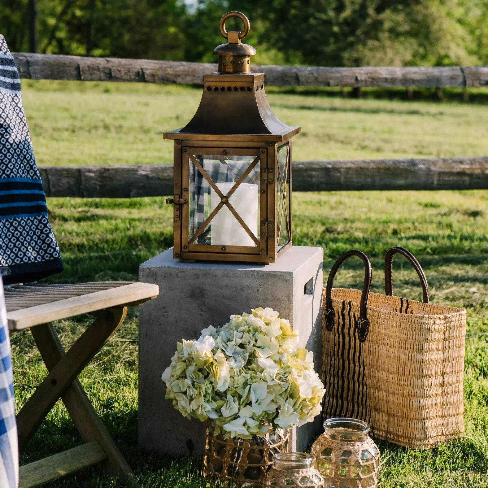 Bentley Brass Lantern