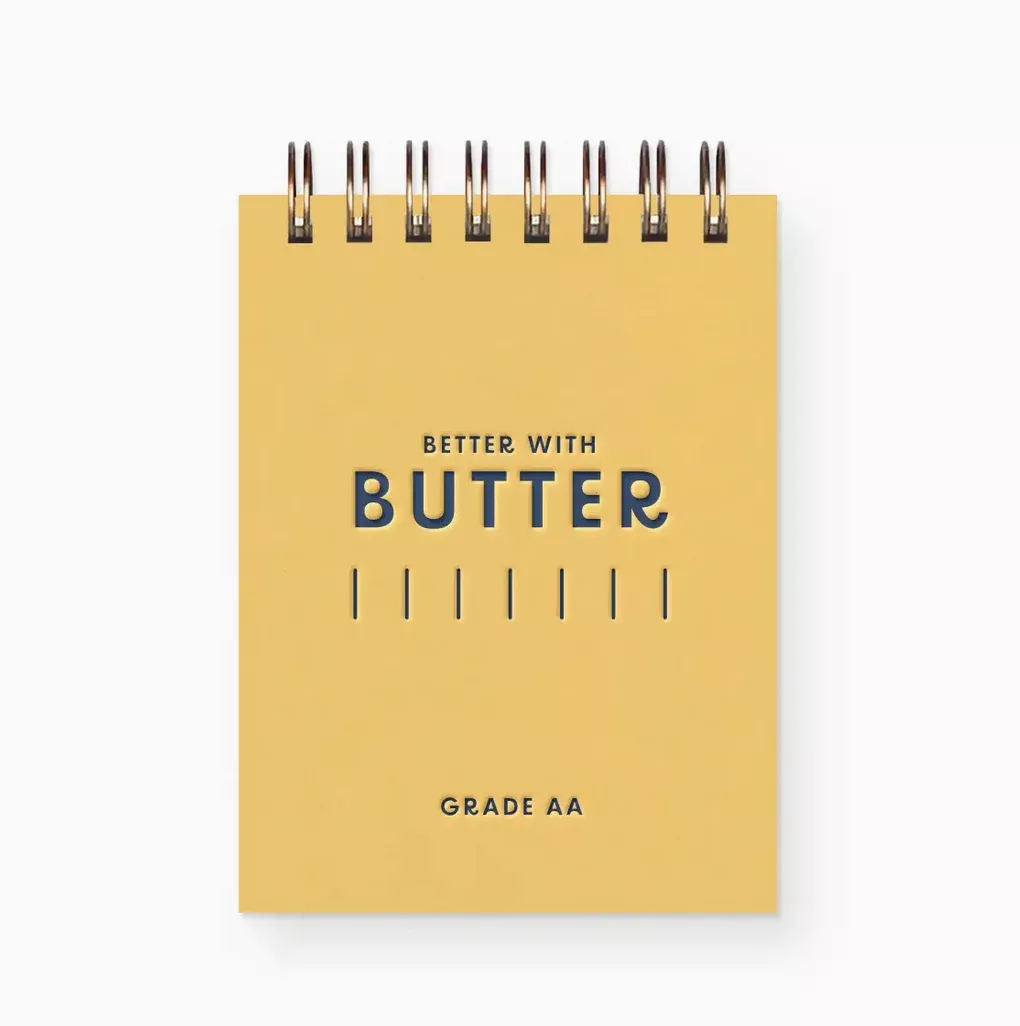 Better With Butter Mini Jotter