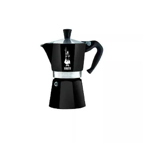 Bialetti Moka Express Espresso Maker Black - 3 Cup and 6 Cup