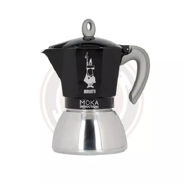 Bialetti Moka Induction Espresso Maker Black - 2 Cup, 4 Cup and 6 Cup