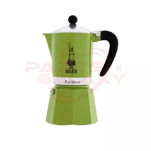 Bialetti Moka Rainbow Stovetop Espresso Maker - Green
