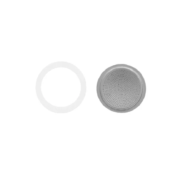 Bialetti Replacement Pack for Brikka - 1 Silicone Gasket + 1 Filter