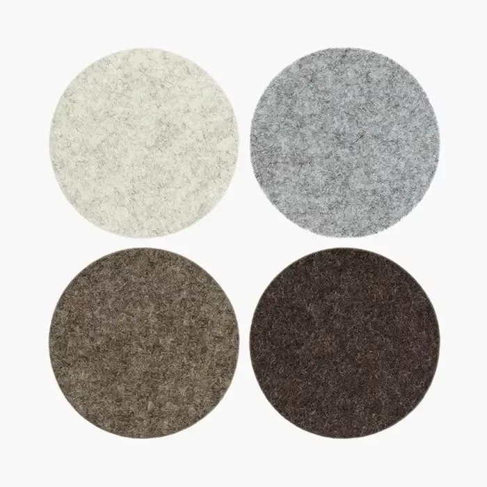 Bierfizl Round Felt Coasters - Earth