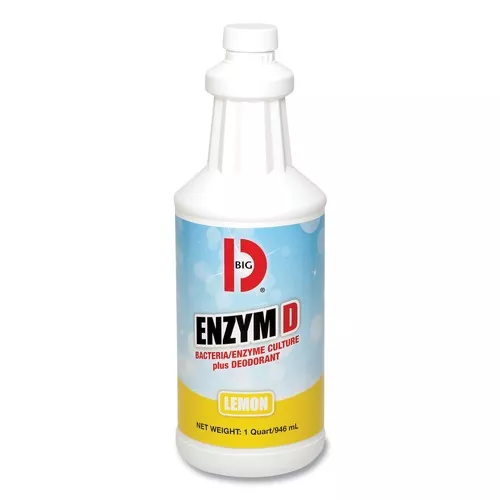 Big D Industries 050000 32 oz Enzym D Digester Liquid Deodorant - Lemon (12/Carton)