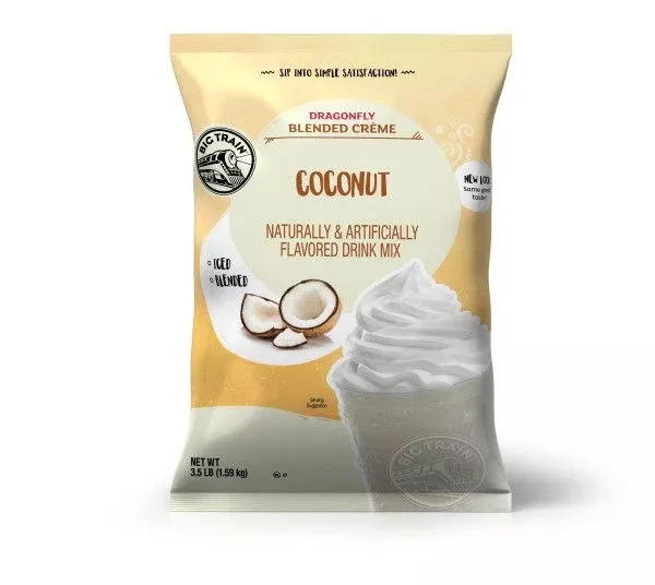 Big Train Dragonfly Coconut Blended Creme Beverage Mix - Bag (3.5 lbs)