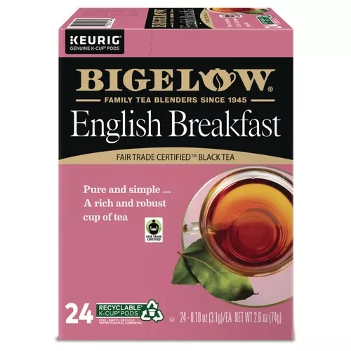 Bigelow 5000363676 Tea K-Cups Pack - English Breakfast (24/Box)