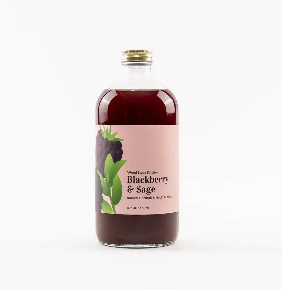 Blackberry & Sage Cocktail Mixer - 16oz