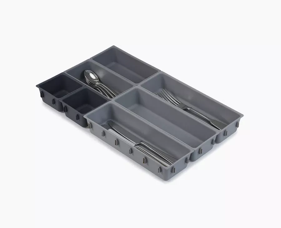 Blox™ 7-piece Gray Drawer Organizer Set