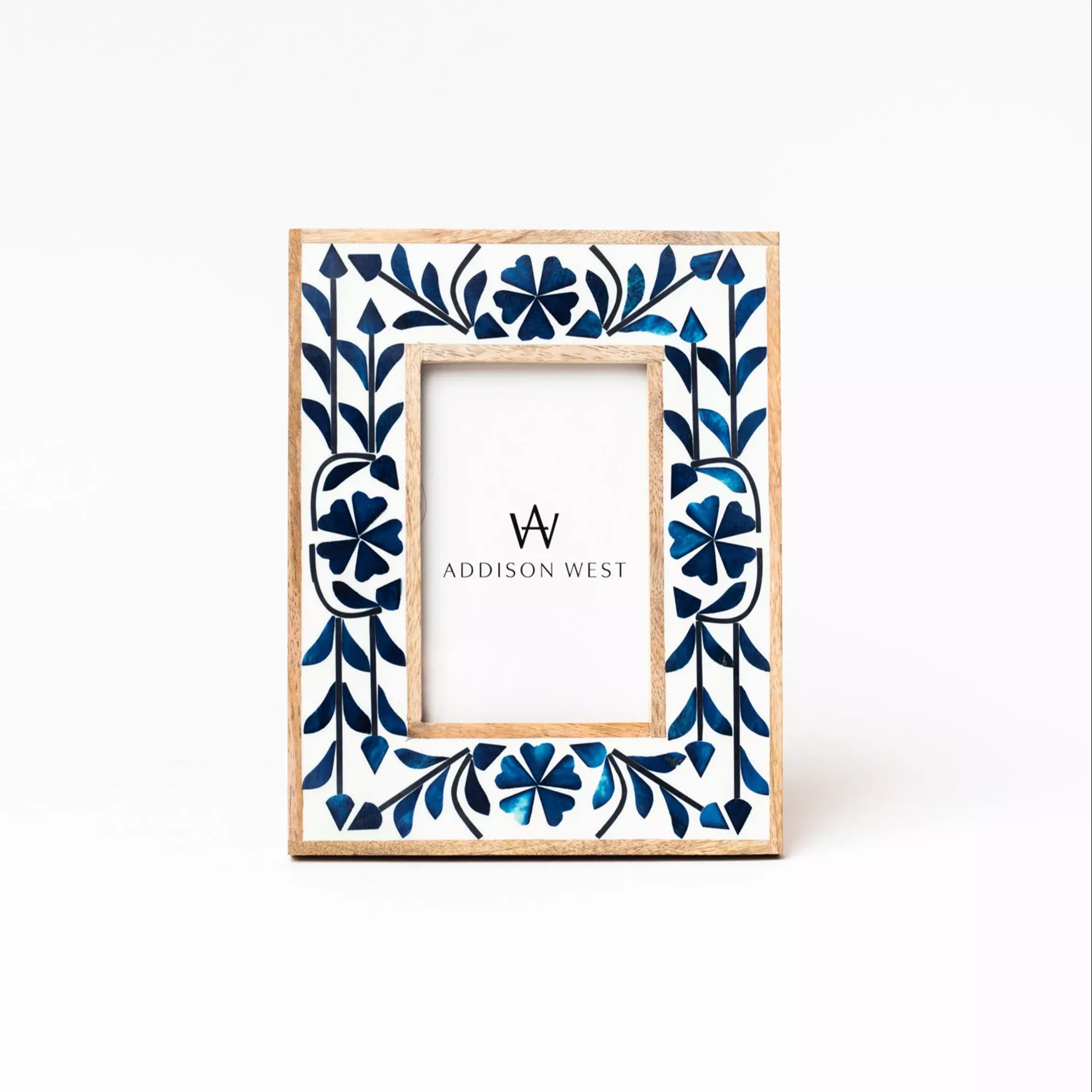 Blue Belle Inlay Picture Frame