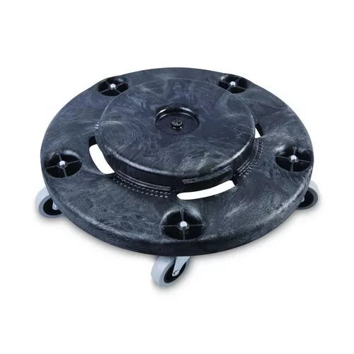 Boardwalk 3485200 300 lbs. Capacity 18.25 in. Diameter Refuse Container Utility Dolly - Gray