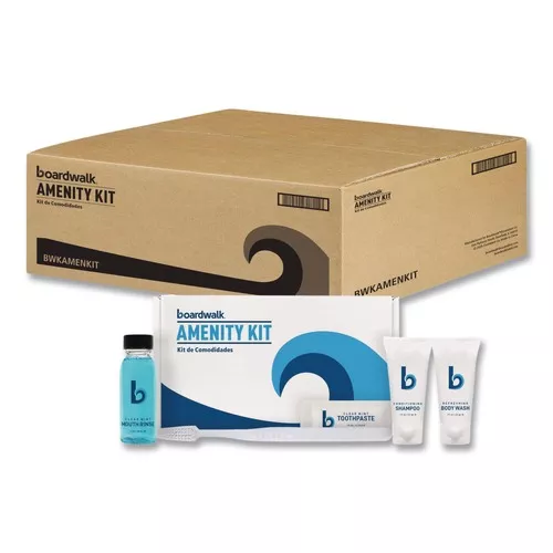 Boardwalk AMENKIT Amenities Kit - Green Tea Lemongrass (12/Carton)