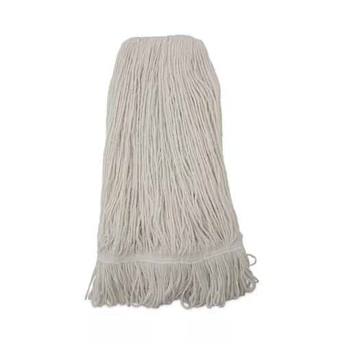 Boardwalk BWK424REA 24 oz. Pro Loop Web/Tailband Rayon Wet Mop Head - White