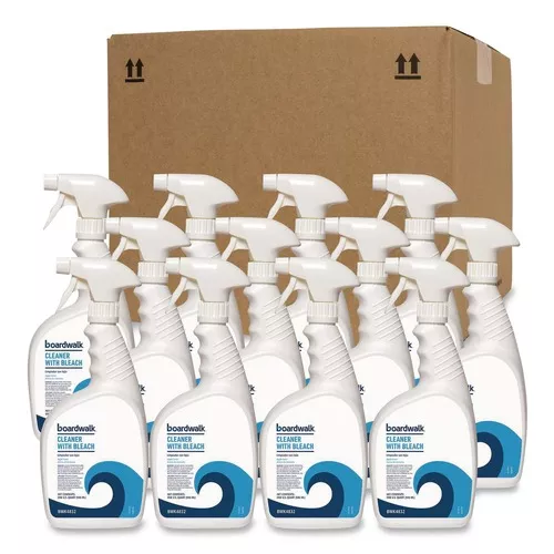 Boardwalk BWK4832 32 oz Cleaner with Bleach - Apple Scent (12/Carton)