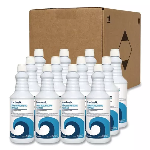 Boardwalk BWK4849 32 oz Creme Deodorizing Cleanser - Mint Scent (12/Carton)