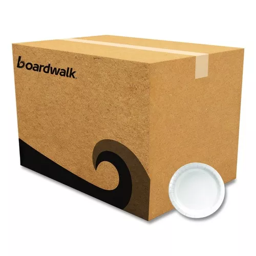 Boardwalk CP6B1004250A 6 in. Paper Dinnerware Plate - White (1000/Carton)