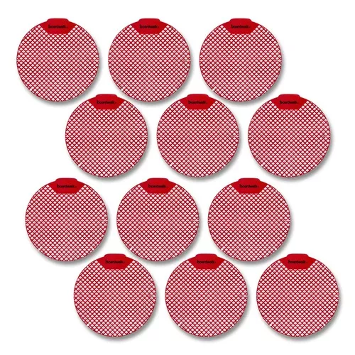 Boardwalk FGVIN-P-012I072M-20-21430 1.8 oz. Urinal Screen - Cherry Scent, Red (1-Dozen)