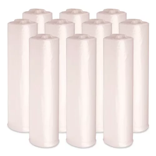 Boardwalk V8046HNKR02 40 in. x 46 in. 45 gal. 13 mic High-Density Can Liners - Natural (250/Carton)