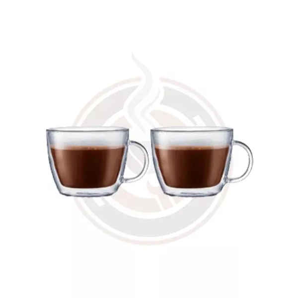 Bodum BISTRO 2 pcs Café Latte Cup double wall, 0.45 l, 15 oz