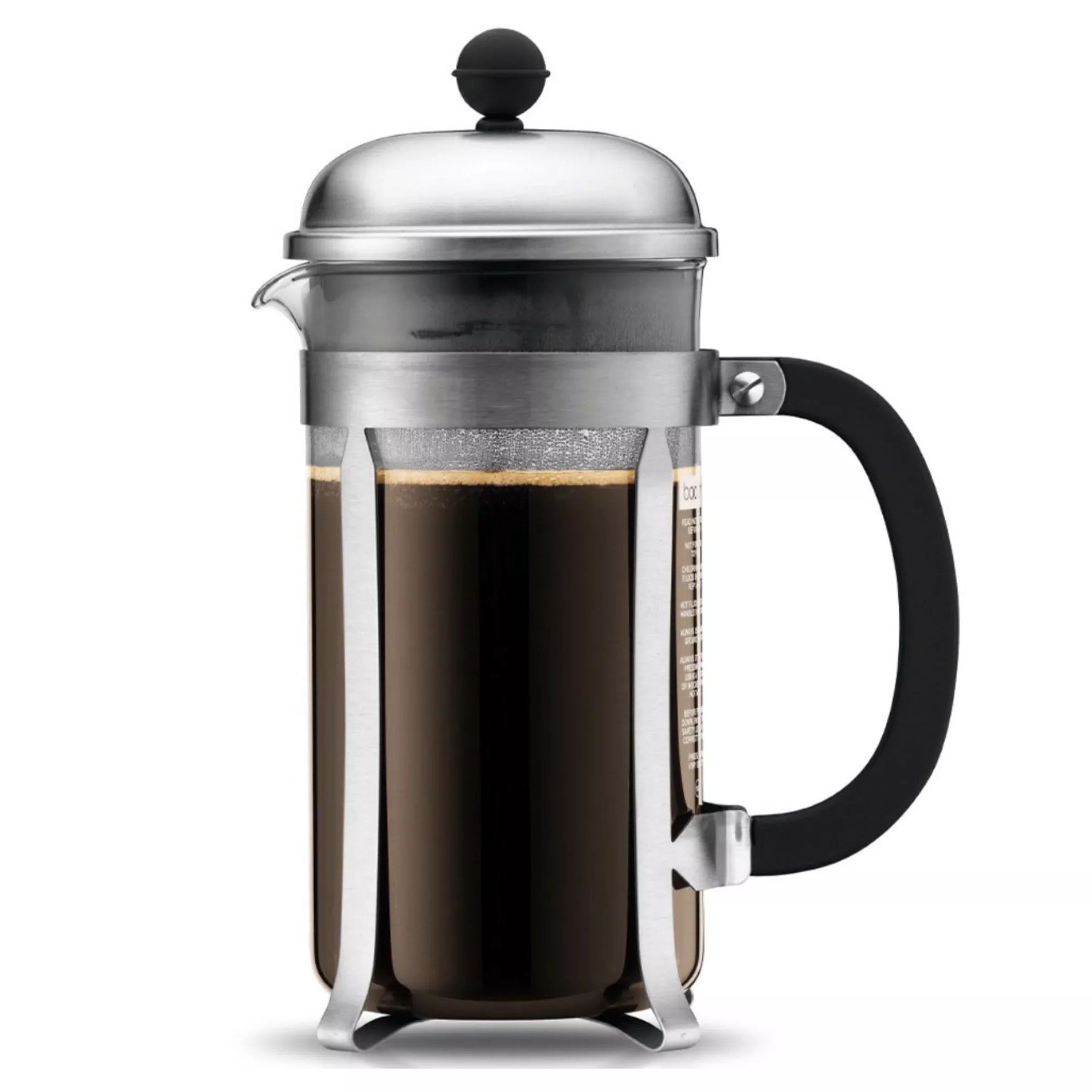 Bodum Chambord French Press Coffee Maker – 8 Cup – Chrome