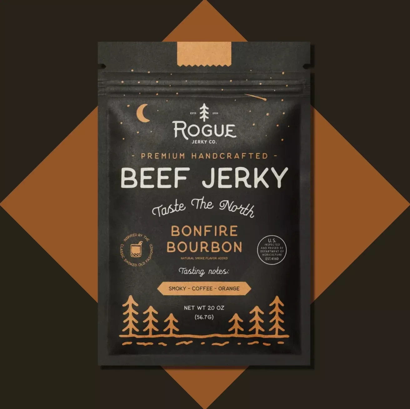 Bonfire Bourbon Beef Jerky