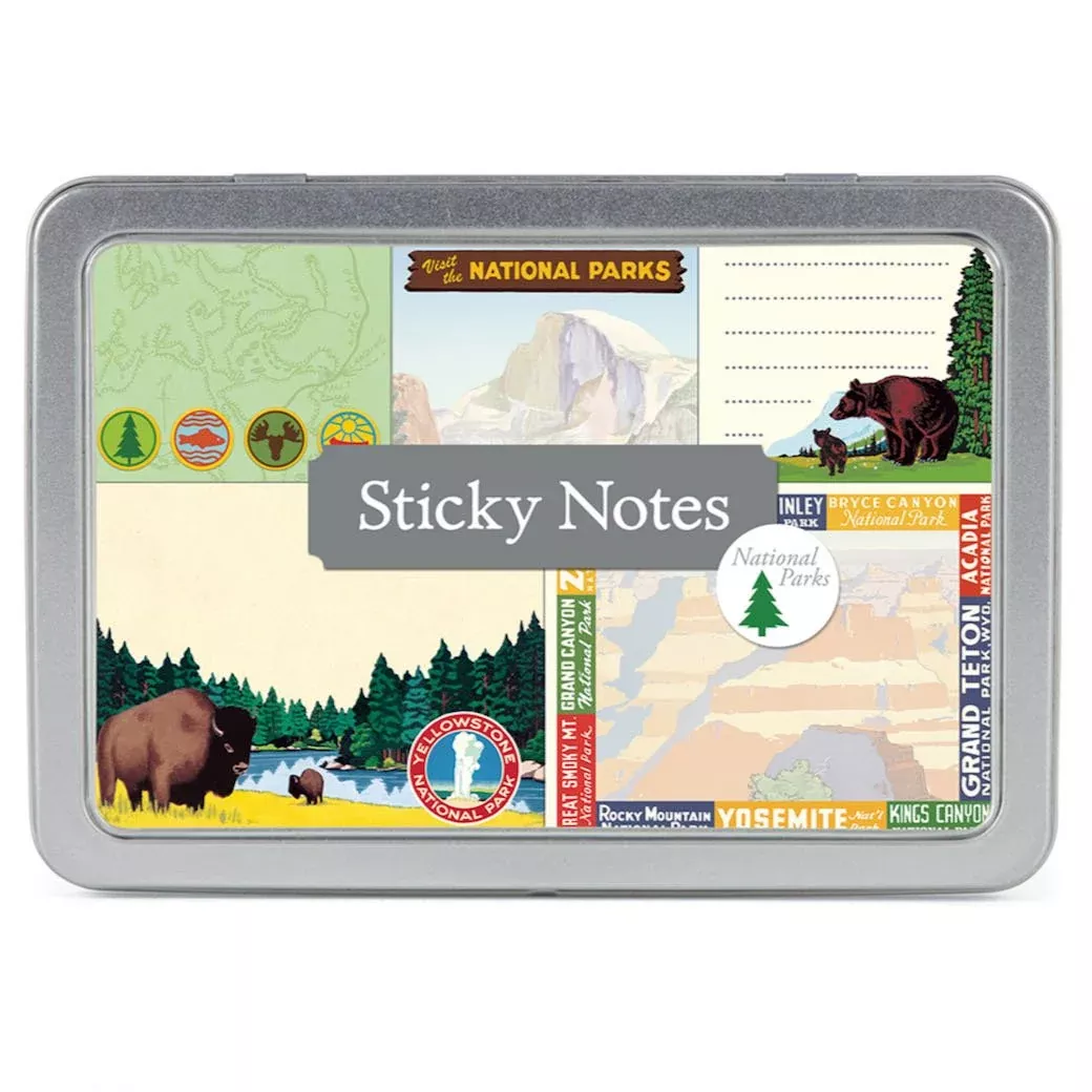 Boxed Set of Assorted National Parks Sticky Notes