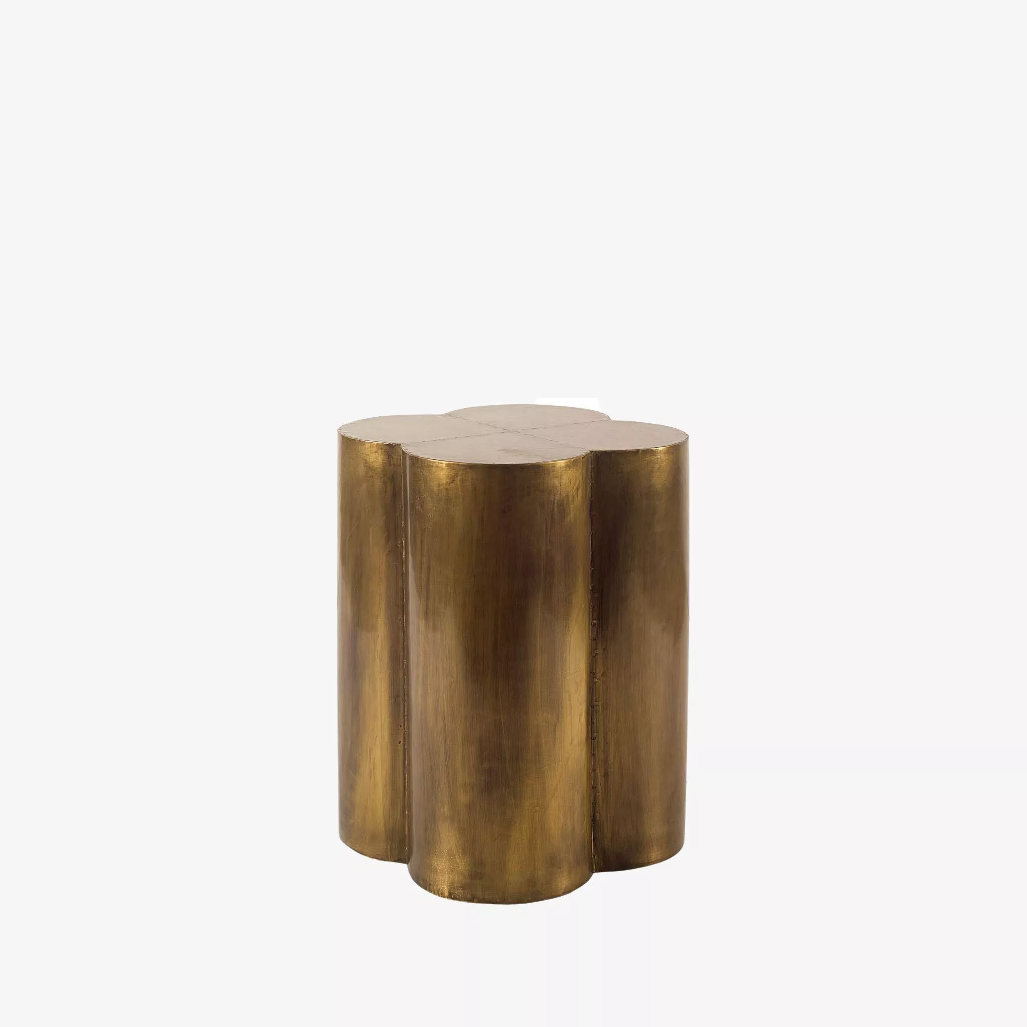 Brass Clad Flower Table