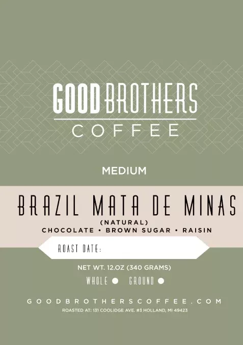 BRAZIL MATA DE MINAS PULPED NATURAL ROASTED