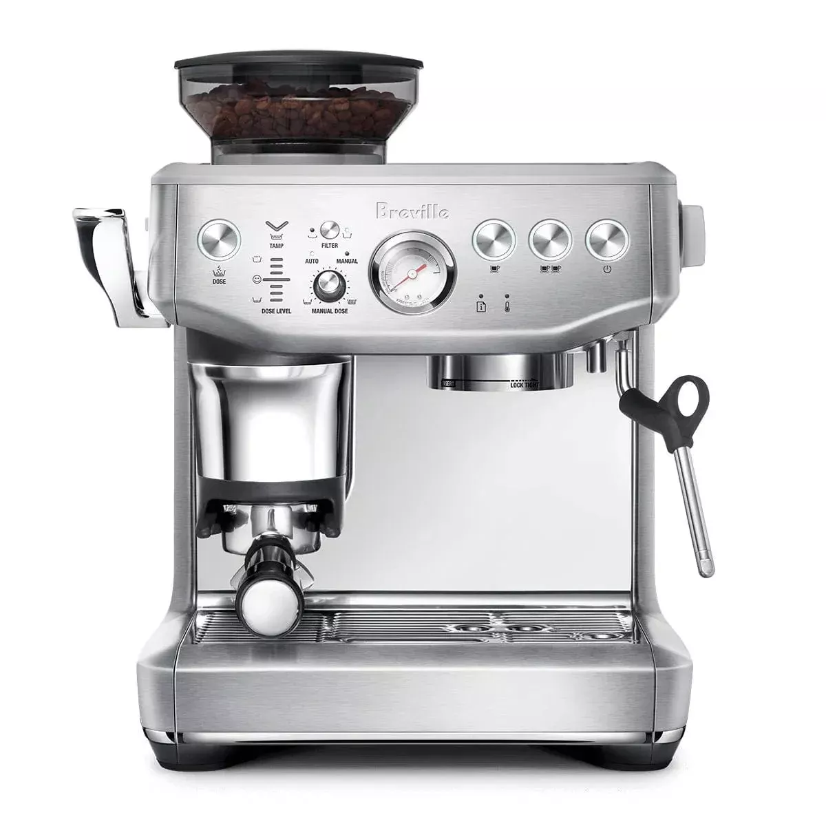 Breville The Barista Express Impress Semi-Automatic Espresso Machine BES876BSS (Brushed Stainless Steel)