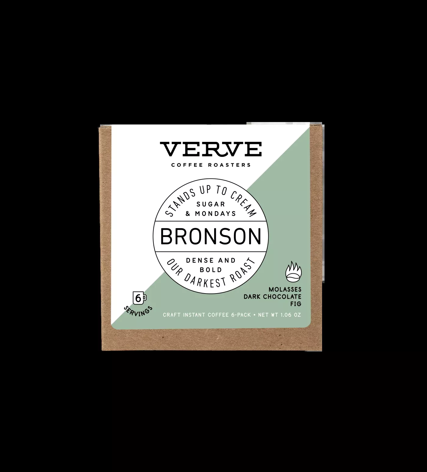 Bronson French Roast Craft Instant Coffee 6 Pack