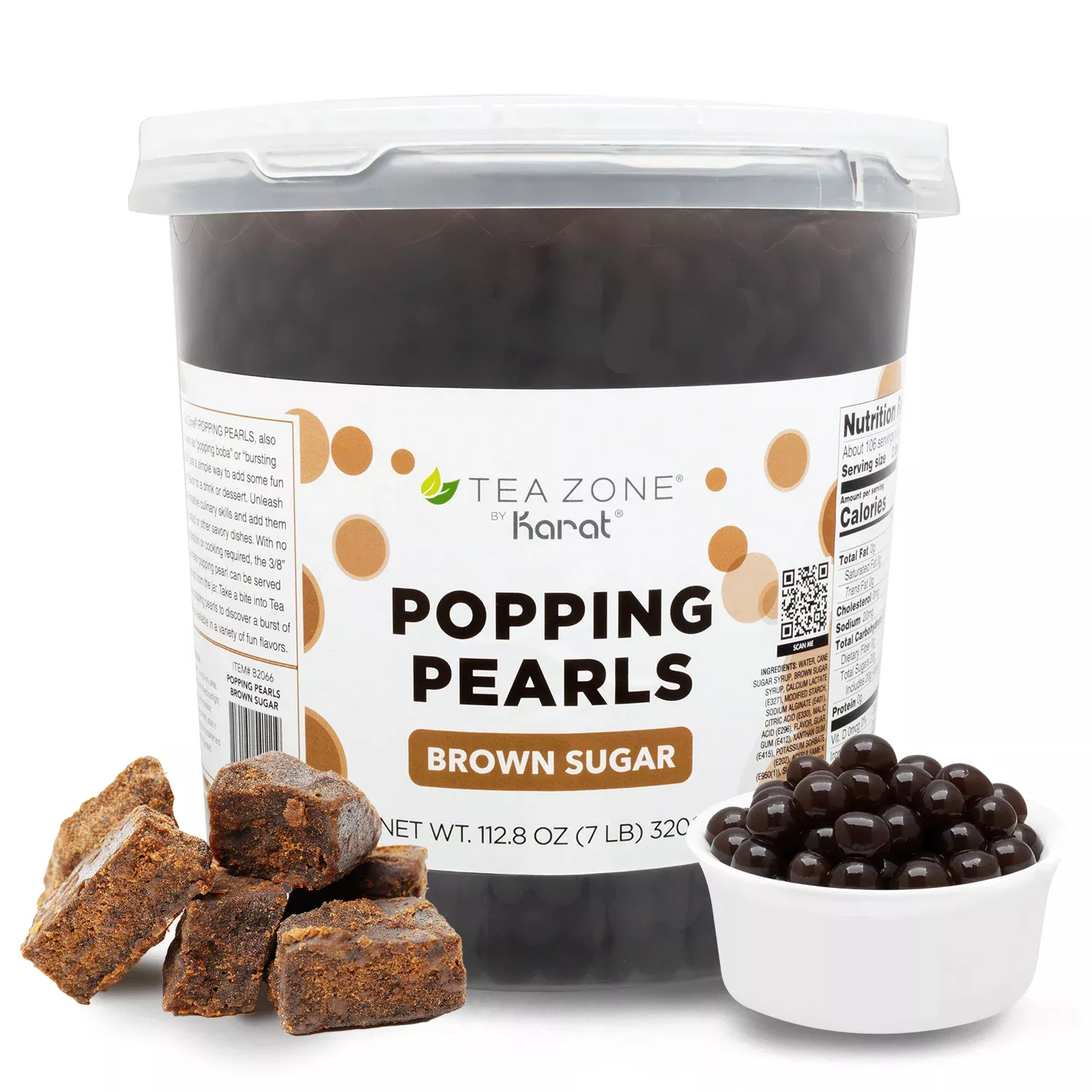 Brown Sugar POPPING PEARLS™ - Jar (7 lbs)