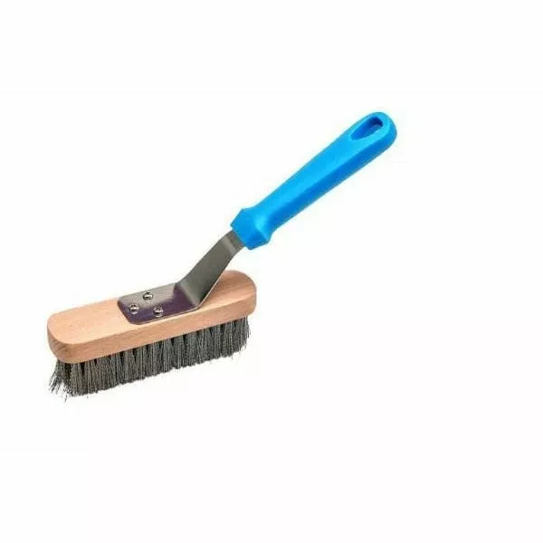 Brush for Grills Stainless Steel Bristles Light Plastic Grip