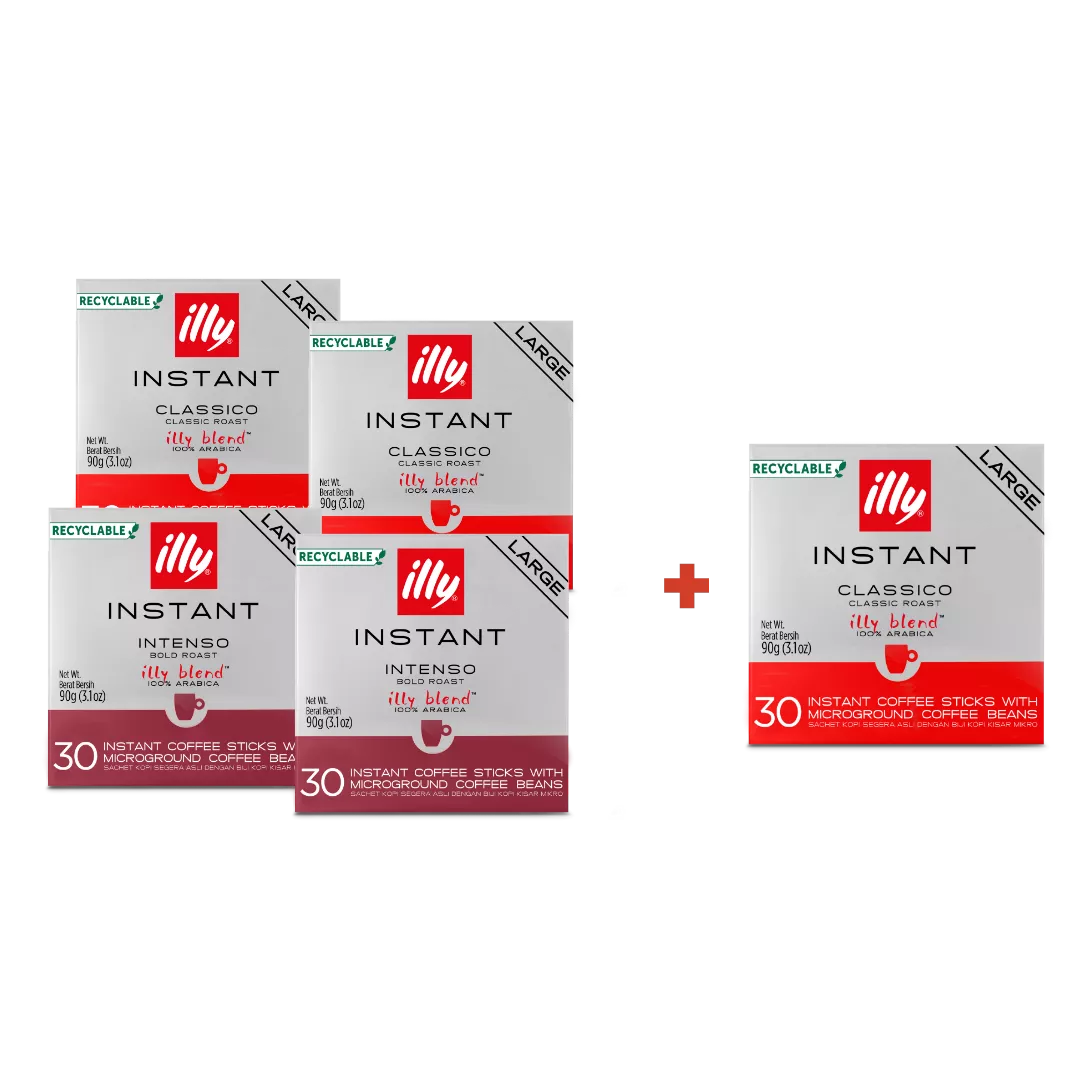 Bundle of 5- illy Instant Stick 30s 3.0g (Large)