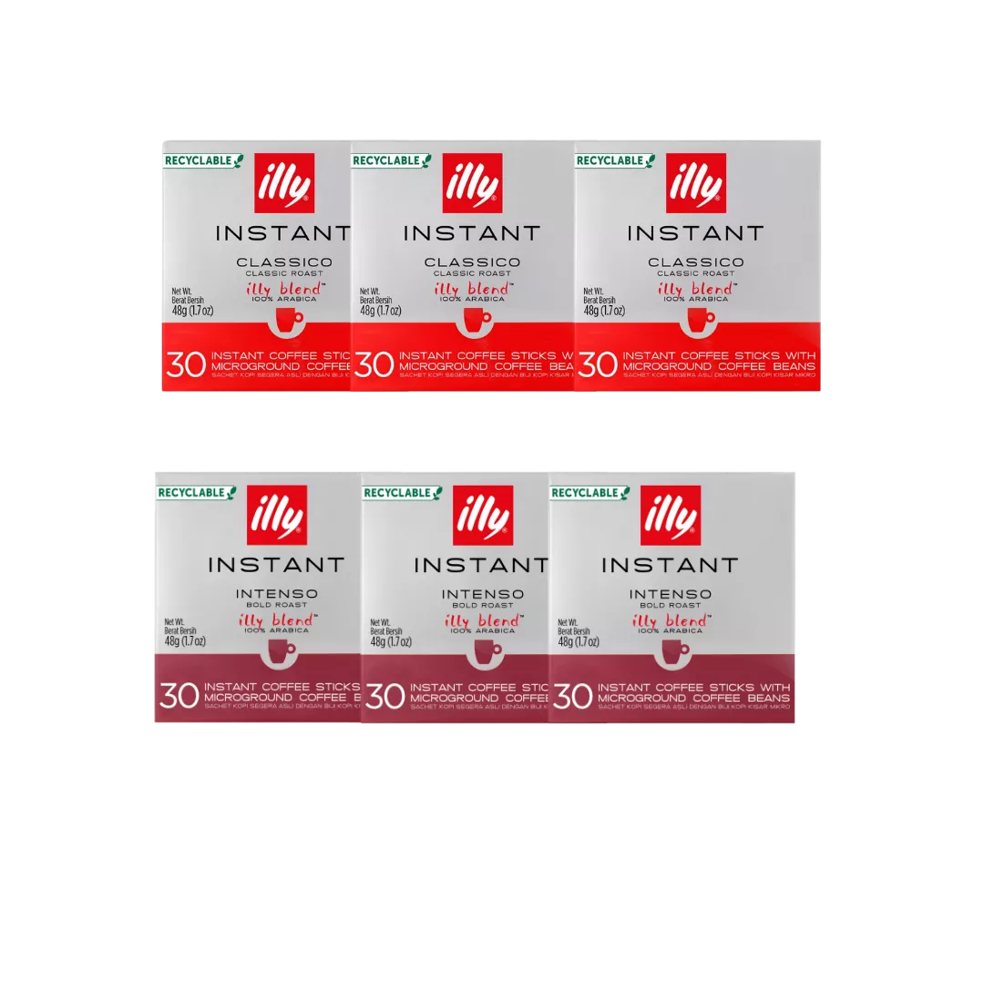 Bundle of 6: Instant Coffee Stick Regular 1.6g 30s