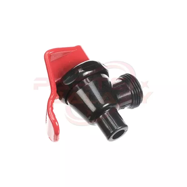 Bunn 03260.1026 Faucet Assembly With Red Handle, Hot Water