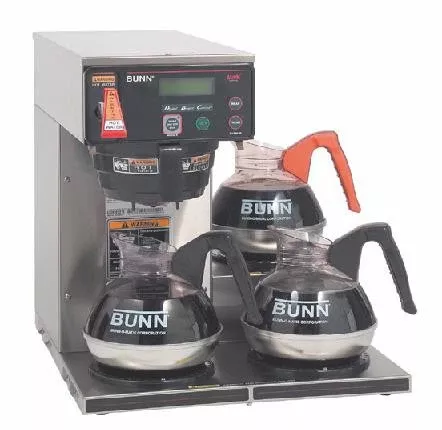 Bunn Axiom-3 12 Cup Digital Automatic Coffee Brewer with LCD (3 Lower Warmers)