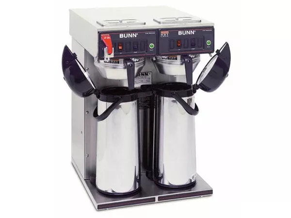 Bunn Twin Airpot Coffee Brewer, CWTF Twin APS, with piped water connection