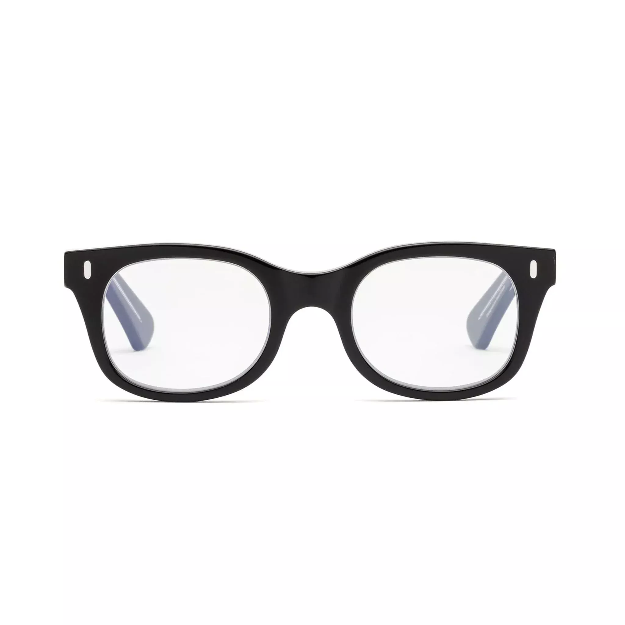 Caddis Bixby Reading Glasses in Black & Vodka