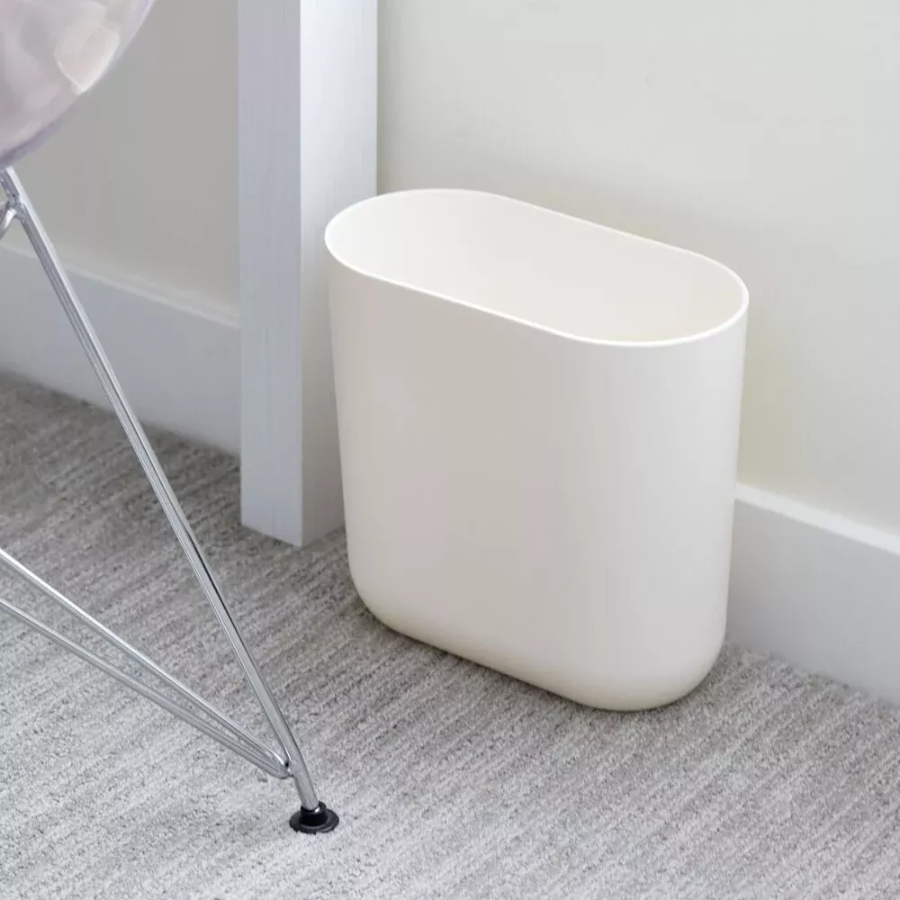 Cade Slim Waste Can Coconut