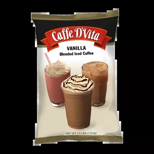 Caffe D'Vita Vanilla Latte Blended Ice Coffee - Bag (3.5 lbs)