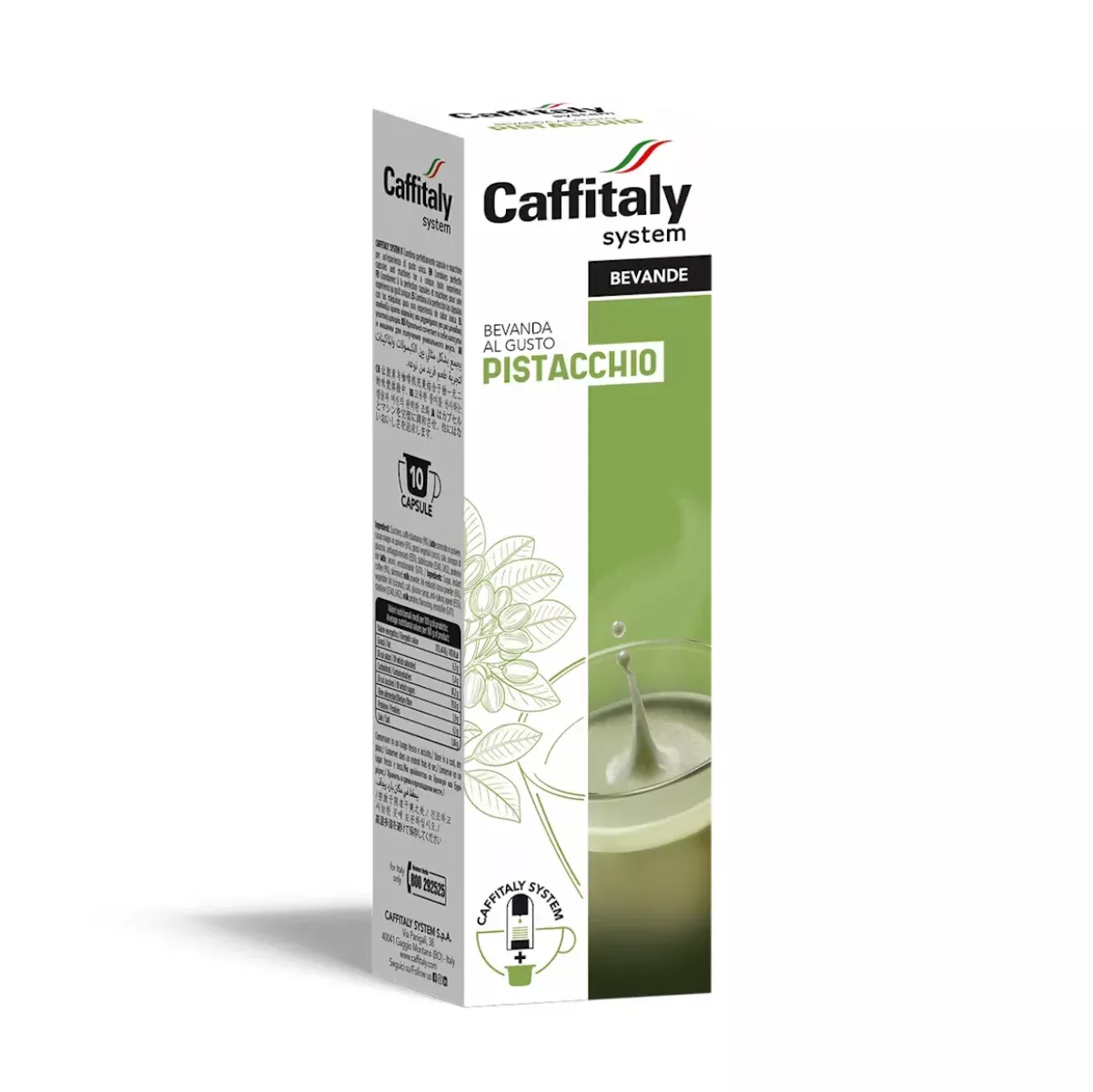 Caffitaly Pistacchio (Pistachio) Caffitaly System Capsules (Pack of 10)