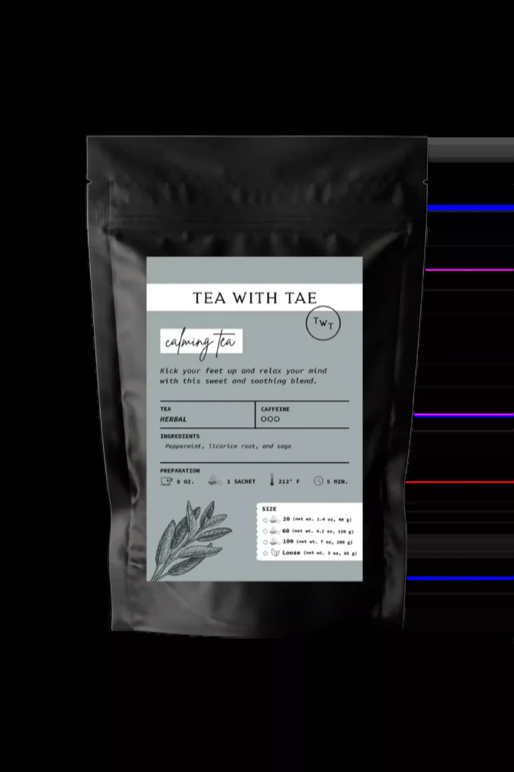 Calming Tea Herbal Pouch