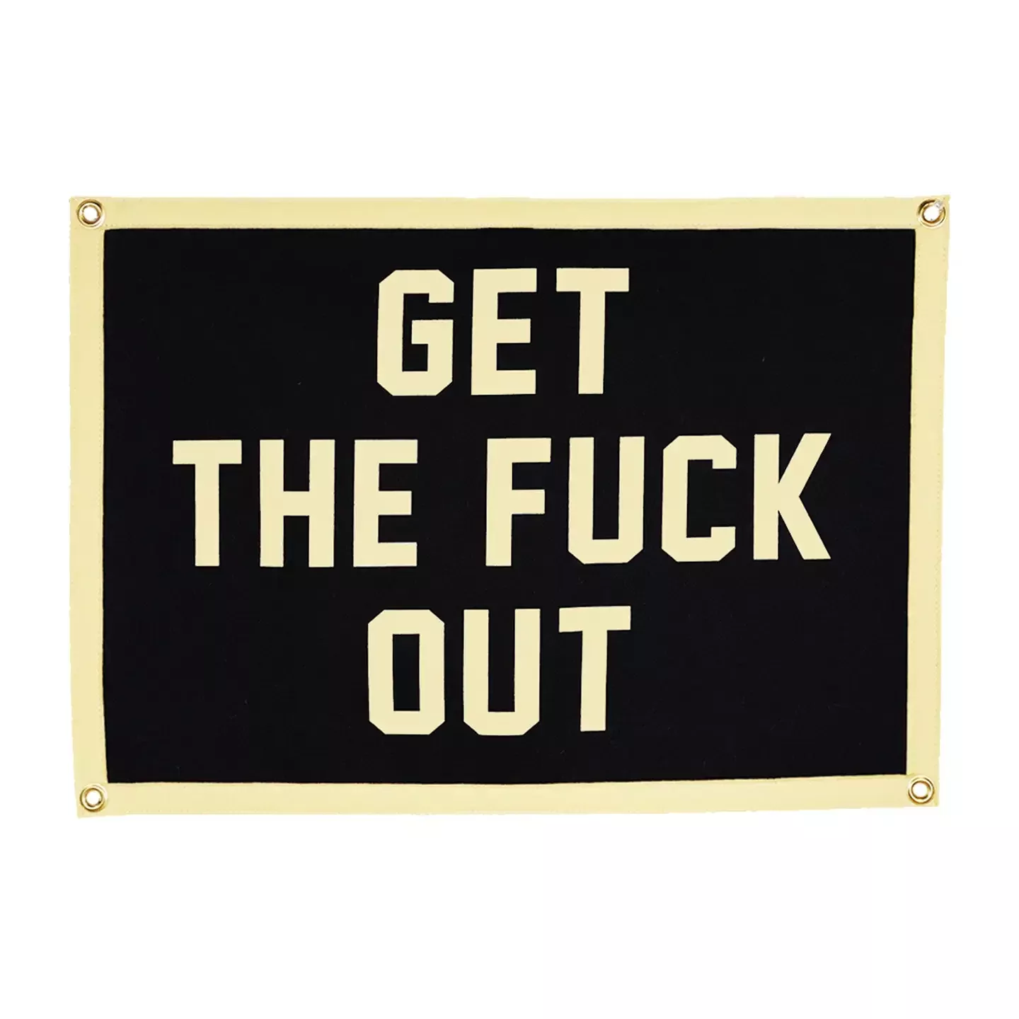 Camp Flag Get The Fuck Out x Jenna Lyons