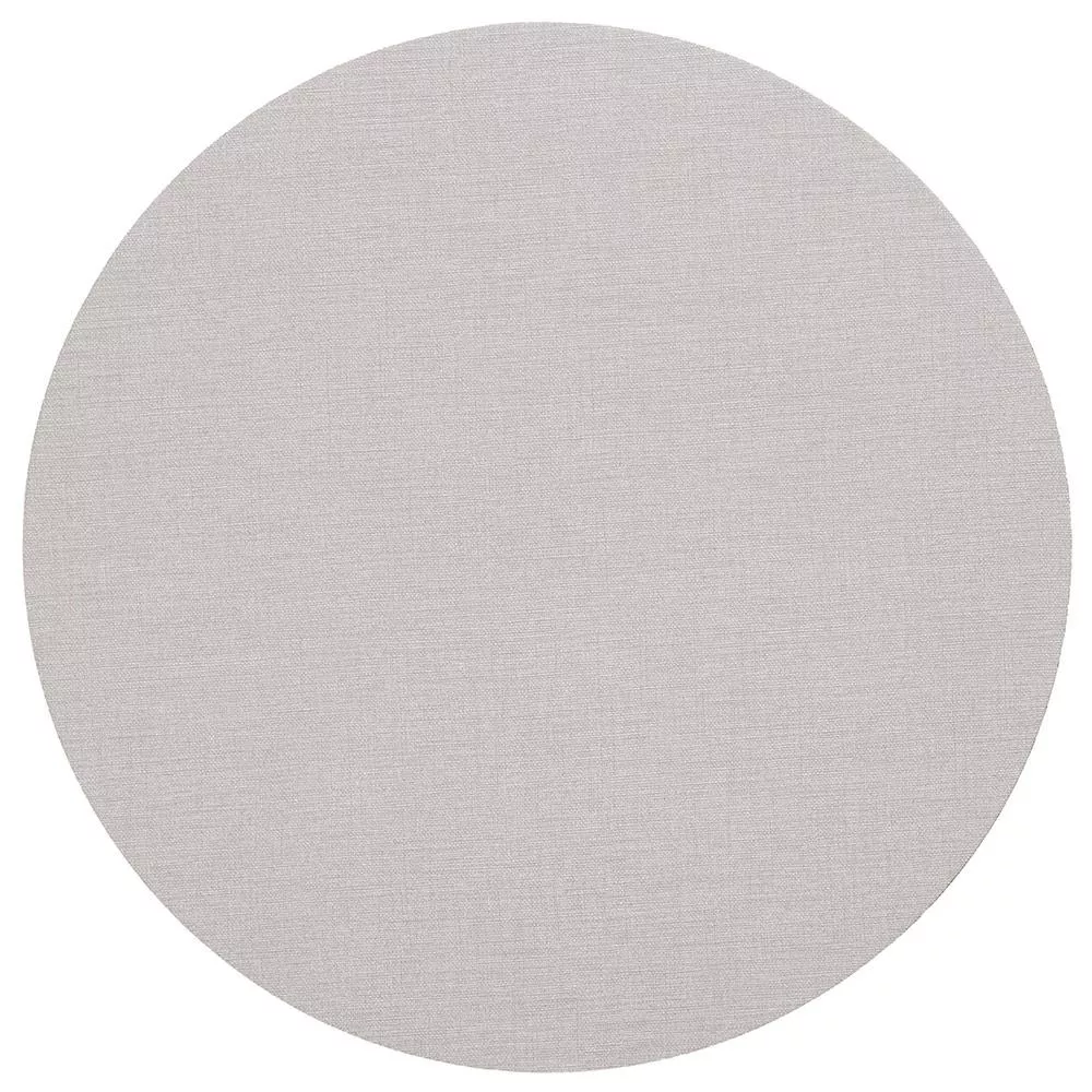 Canvas Felt-Backed Round Placemat – Linen